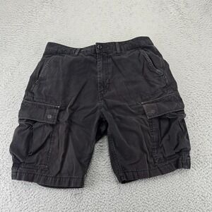 Levi's Shorts Mens 32 Black Cargo Skater Outdoors Pockets